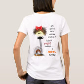 Aangepaste cadeaus voor Bowling t-shirts (Achterkant)