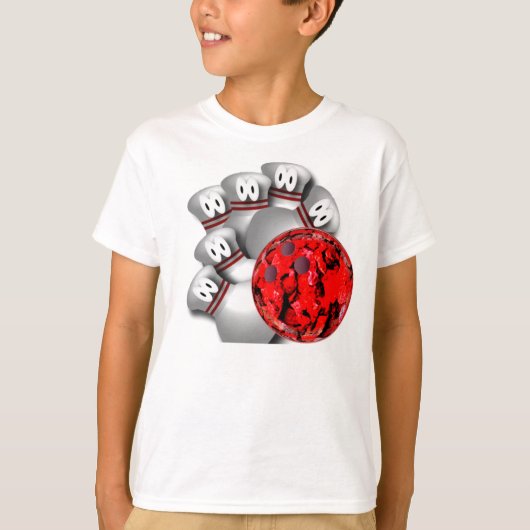 Aangepaste cadeaus voor Bowling t-shirts (Voorkant)