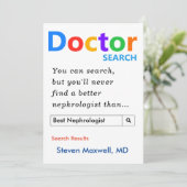 Aangepaste cadeaus voor dermatoloog feestdagenkaart (Staand voorkant)