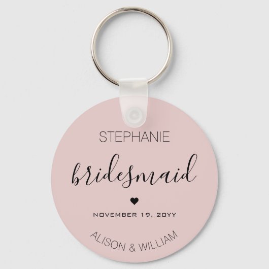 Aangepaste cadeaus voor gepersonaliseerde minimali sleutelhanger (Voorkant)