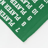 Aangepaste cadeaus voor geweldige Voetbal coach vo Fleece Deken (Hoek)