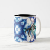 Aangepaste cadeaus voor grootouders tweekleurige koffiemok (Voorkant rechts)