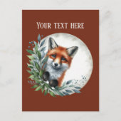 Aangepaste cadeaus voor liefhebbers van vossen briefkaart (Voorkant)