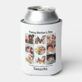 Aangepaste cadeaus voor mam Moederdag 9 Foto Colla Blikjeskoeler (Blikje Voorkant)