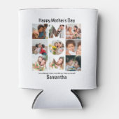 Aangepaste cadeaus voor mam Moederdag 9 Foto Colla Blikjeskoeler (Voorkant)