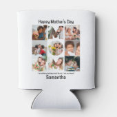 Aangepaste cadeaus voor mam Moederdag 9 Foto Colla Blikjeskoeler (Achterkant)