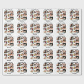 Aangepaste cadeaus voor mam Moederdag 9 Foto Colla Cadeaupapier (Vlak)
