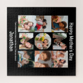 Aangepaste cadeaus voor mam Moederdag 9 Foto Colla Legpuzzel (Horizontaal)