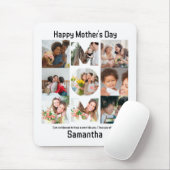 Aangepaste cadeaus voor mam Moederdag 9 Foto Colla Muismat (Met muis)