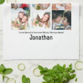 Aangepaste cadeaus voor mam Moederdag 9 Foto Colla Theedoek (Gevouwen)