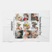 Aangepaste cadeaus voor mam Moederdag 9 Foto Colla Theedoek (Horizontaal)