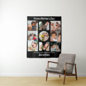 Aangepaste cadeaus voor mam Moederdag 9 Foto Colla Wandkleed (In situ)