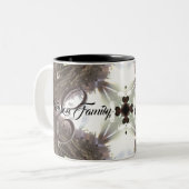 Aangepaste cadeaus voor moeder in rechte tweekleurige koffiemok (Voorkant links)