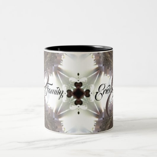 Aangepaste cadeaus voor moeder in rechte tweekleurige koffiemok (Center)