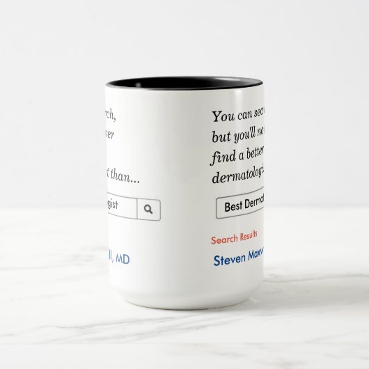 Aangepaste cadeaus voor Mok van dermatologen (Midden)