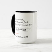 Aangepaste cadeaus voor psychologen mok (Voorkant links)