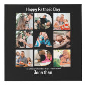 Aangepaste cadeaus voor vaders Dag 13 Foto Collage Kubus (Voorkant)