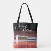 Aangepaste cadeaus voor Violin Players Tote Bag (Achterkant)