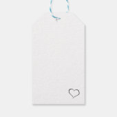 Aangepaste cadeautags - Gefeliciteerd Cadeaulabel (Achterkant)