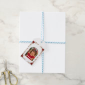Aangepaste cadeautags meisje leeftijd 4 cadeaulabel (Met Touw)