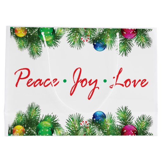 Aangepaste cadeautas - Groot, glanzend (Achterkant)