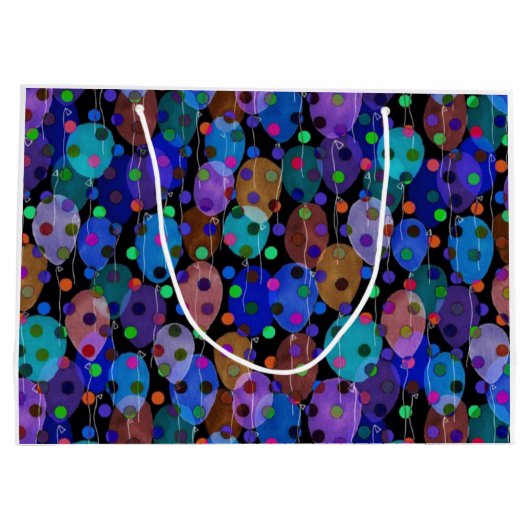 Aangepaste cadeautas - Groot, glanzend/feestdag (Achterkant)