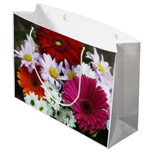 Aangepaste cadeautas - Grote, glanzende zomerbloem (Achterkant Gekanteld)