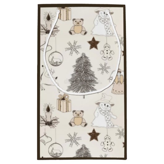 Aangepaste cadeautas - klein, glanzend (Achterkant)