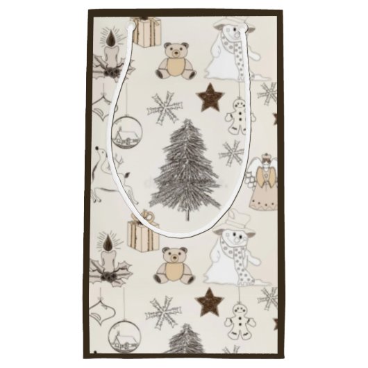 Aangepaste cadeautas - klein, glanzend (Voorkant)