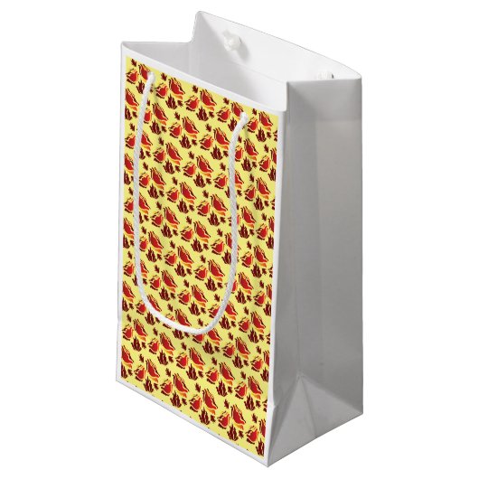 Aangepaste cadeautas - klein, glanzend (Voorkant Gekanteld)