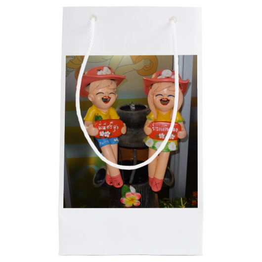 Aangepaste cadeautas - klein, glanzend (Voorkant)