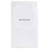 Aangepaste cadeautas - klein, glanzend (Achterkant)