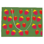 Aangepaste cadeautas met aardbeien (Achterkant)