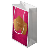 Aangepaste cadeautas met Herfst Gold verlofframbos (Voorkant Gekanteld)