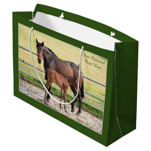 Aangepaste cadeautas van Horse Lover (Achterkant Gekanteld)