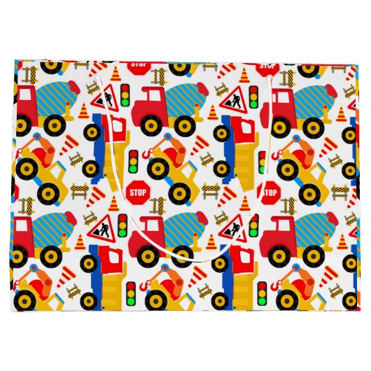 Aangepaste cadeautas voor kinderen voor vrachtwage (Achterkant)