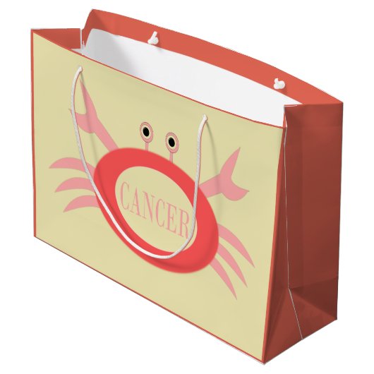 Aangepaste cadeautas voor sterren voor kanker (Achterkant Gekanteld)