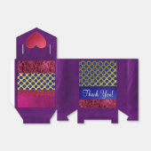 Aangepaste cadeauvakken voor feestdagen bedankdoosjes (Uitgevouwen)