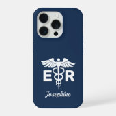 Aangepaste Caduceus Eerste Hulpdienst Cadeau voor  iPhone Hoesje (Achterkant)