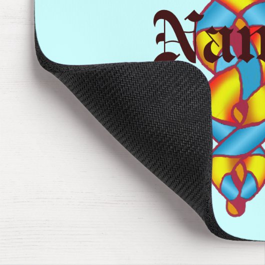 Aangepaste Caduceus mousepad Muismat (Hoek)