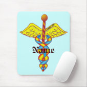 Aangepaste Caduceus mousepad Muismat (Met muis)