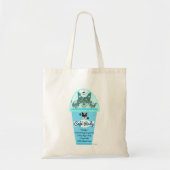 Aangepaste Café Dog-Drink Tote Bag (Voorkant)