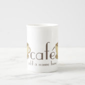 Aangepaste Café Porselein Kop (Voorkant)