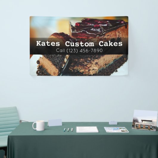 Aangepaste Cake Baker Business Banner (Beurs)