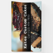 Aangepaste Cake Baker Business Banner (Verticaal)