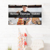 Aangepaste Cake Baker Business Banner (Insitu)