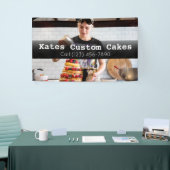 Aangepaste Cake Baker Business Banner (Beurs)