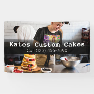 Aangepaste Cake Baker Business Spandoek
