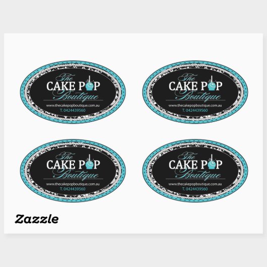 Aangepaste Cake Pop Labels (Vel)
