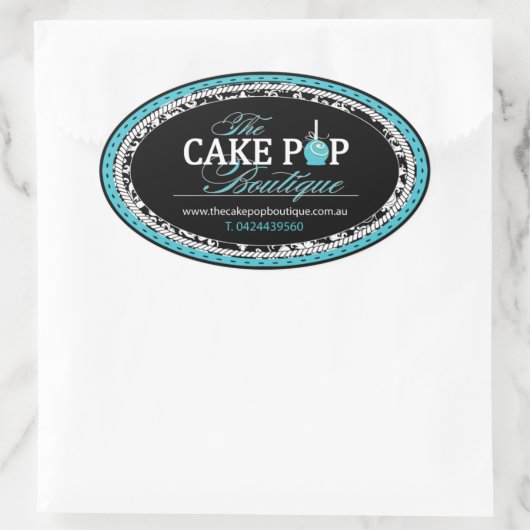 Aangepaste Cake Pop Labels (Tas)